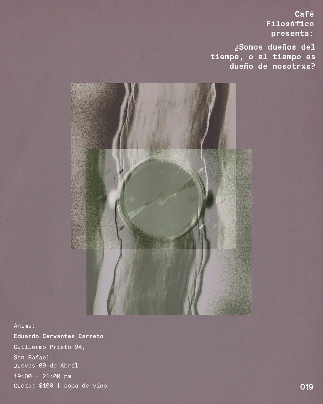 Este jueves 9 de abril acomp&aacute;&ntilde;anos en una nueva sesi&oacute;n colaborativa con @comunidadpaidosofia, donde abriremos preguntas en torno a c&oacute;mo percibimos el tiempo en la sociedad contempor&aacute;nea.

Con la participaci&oacute;n