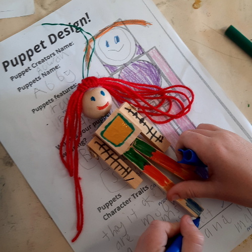 Design + Make your own Character Puppet!