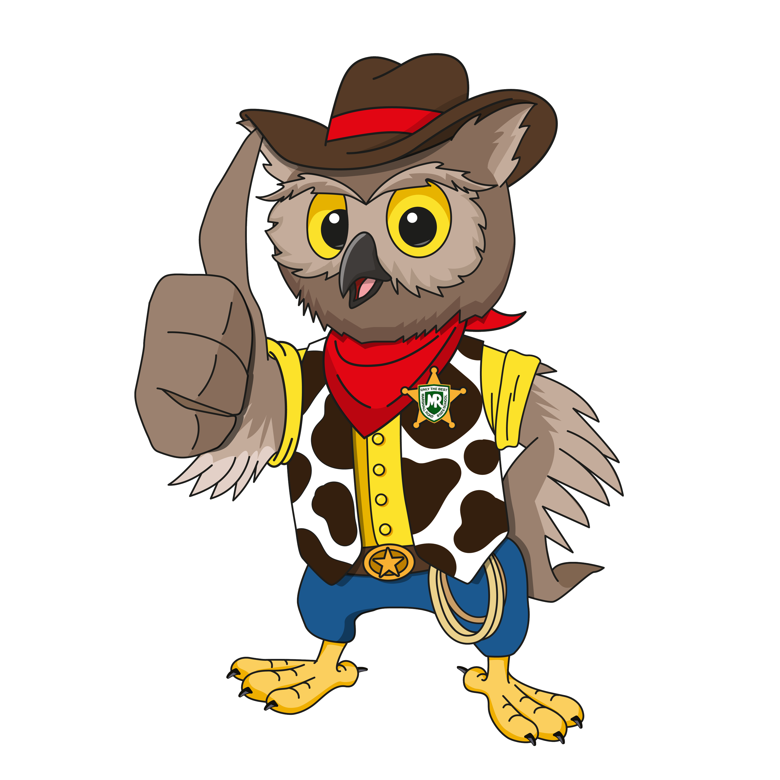 Our School Mascot ready for the Carnival