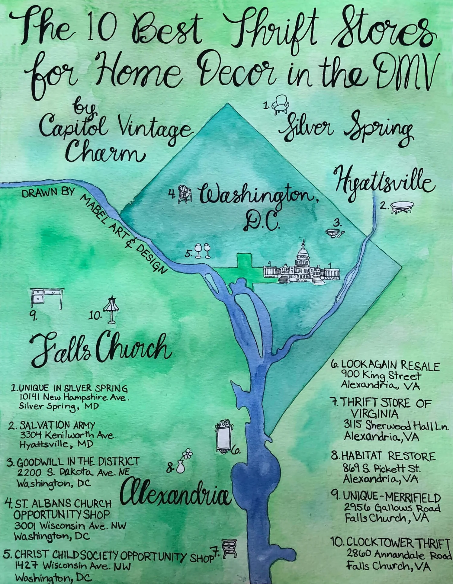 The Best Thrift Stores for Home Decor in the DC Metro Area