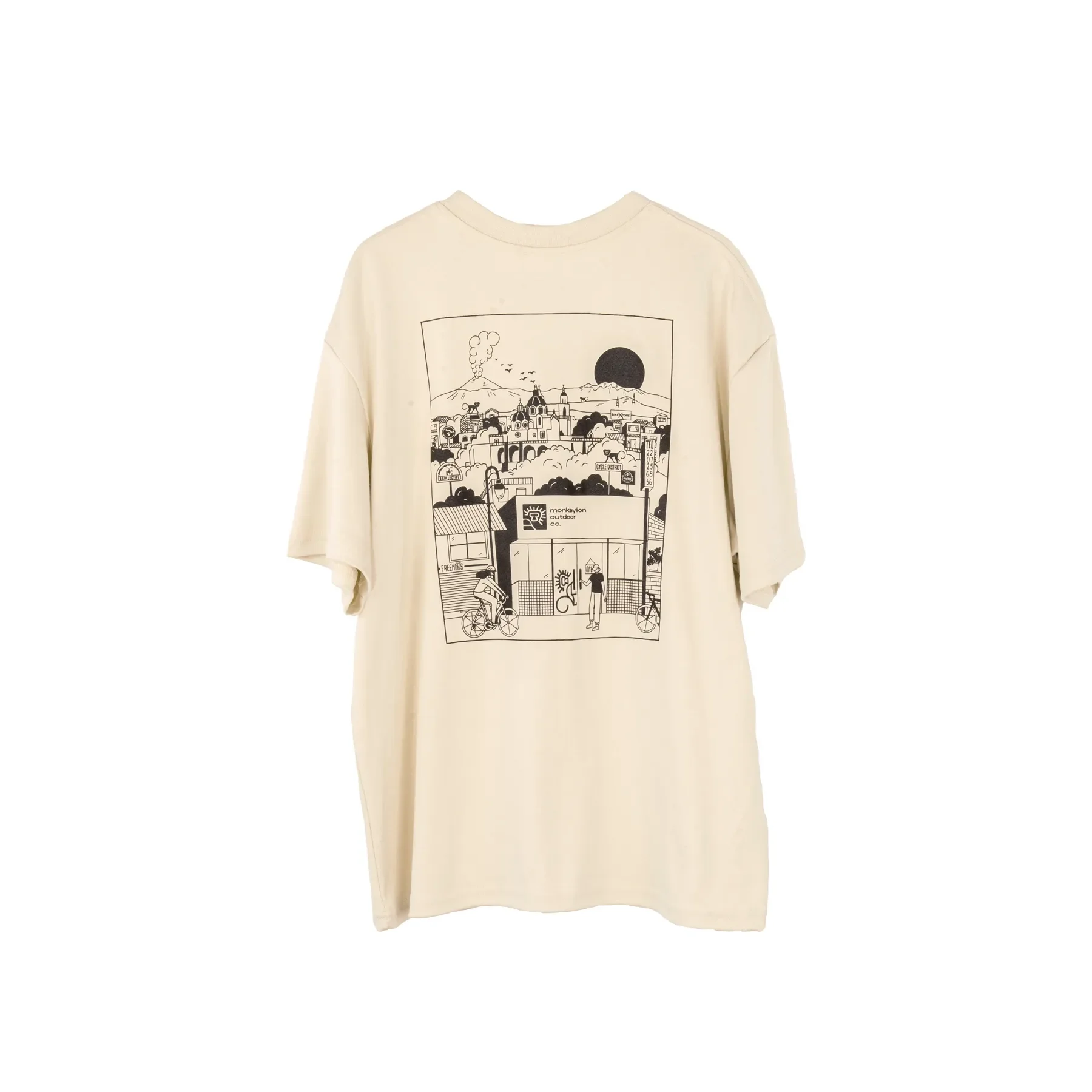 T-shirt Barrio Monkeylion - Beige Claro