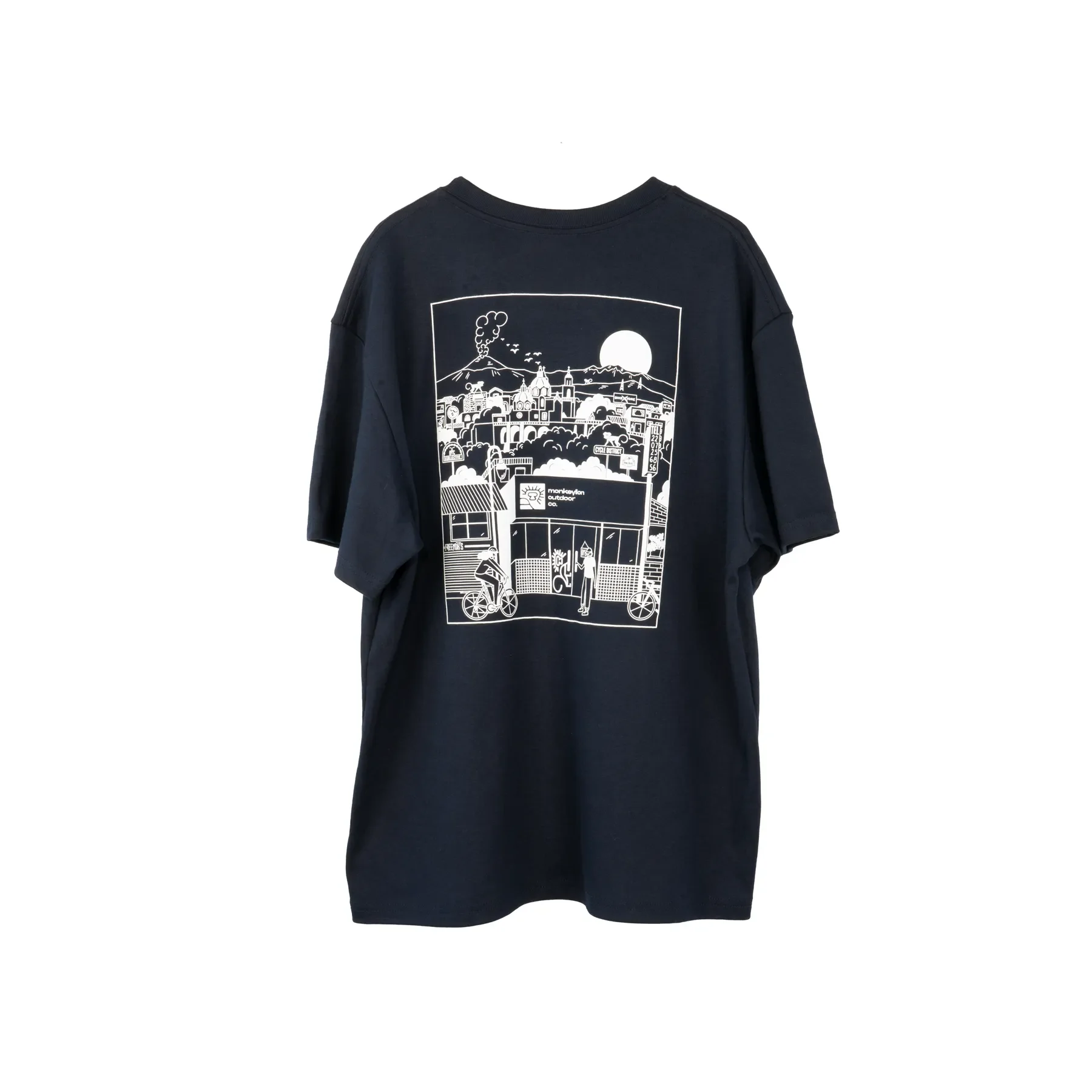 Barrio-Monkeylion-Tshirt-Dark-Blue-Back.webp
