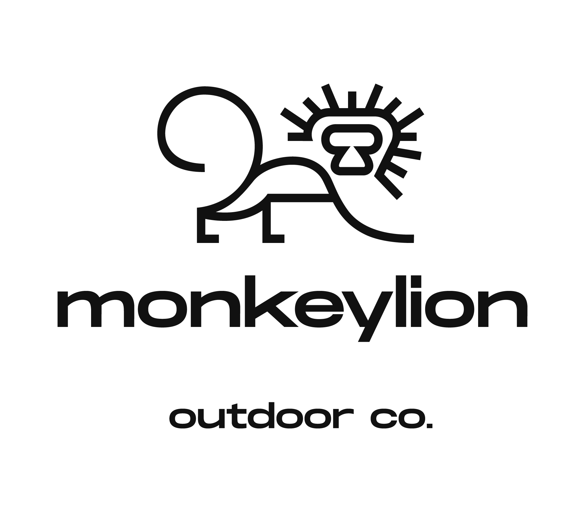 Logotipo de la empresa de ropa outdoor y MTB Monkeylion Outdoor