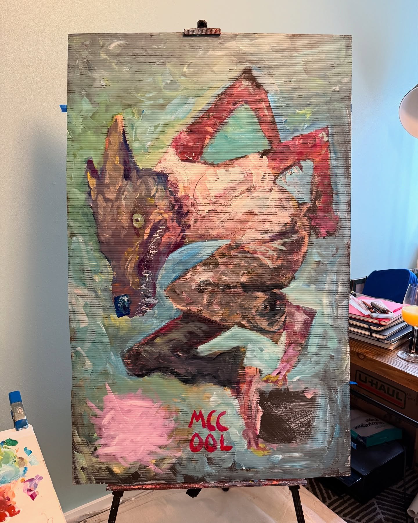 a lil somethin&rsquo; for Art Battle 🎨

I&rsquo;ll be guest-painting live tonight at @artbattleseattle NW Regionals.

(NOT competing 😮&zwj;💨 but you can watch everything online and vote for the winners at artbattle.com !!)

🐺
#followyourart#wolf#
