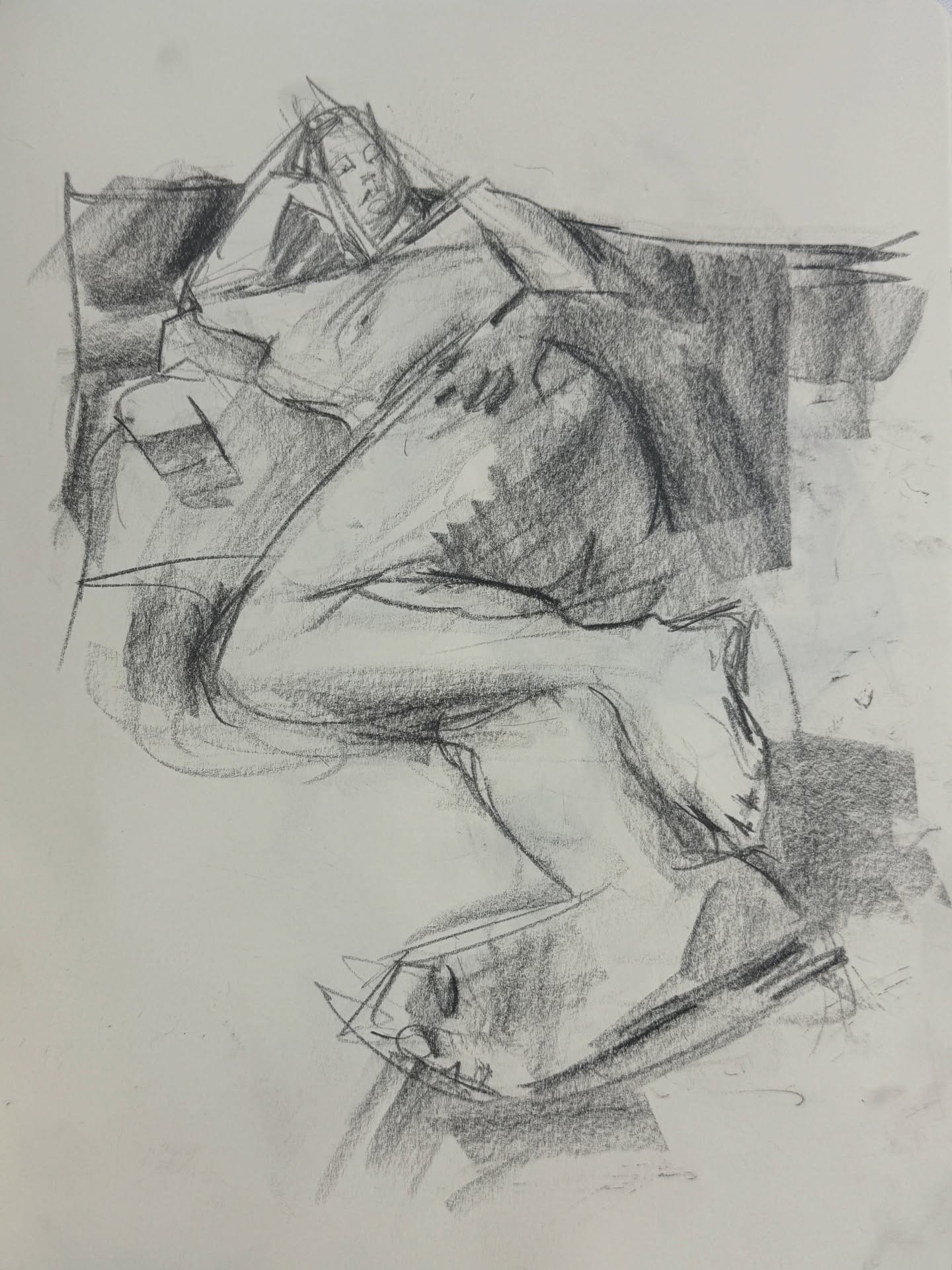 A session with @traveling.visual 
@silhouette_and_shadow 🙏

(Using Blackwing {pearl} pencils)