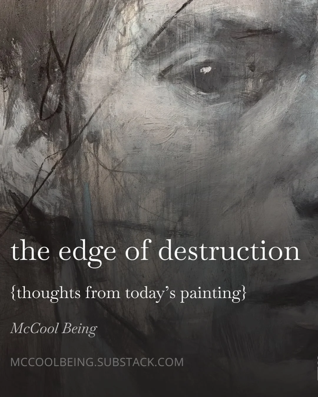 the subs are stacked.
the stacks are subbed.
I&rsquo;m enjoying substack&rsquo;s writing/image interlay.
Sharing some words over there. 
Finding my cadence. 
More on the way 🤍
👉 mccoolbeing.substack.com

#acrylic #selfportraitpainting #artthoughts