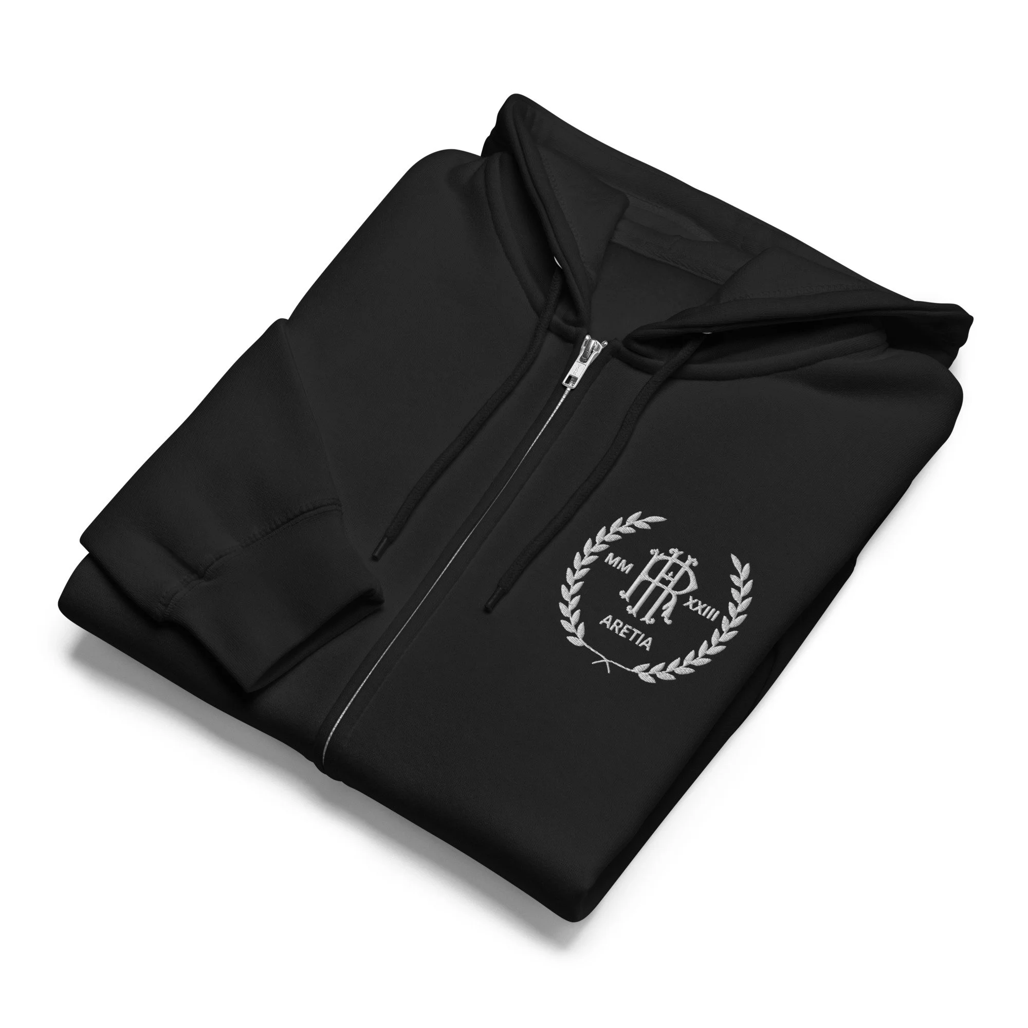 Riorson House monogram premium zip up hoodie