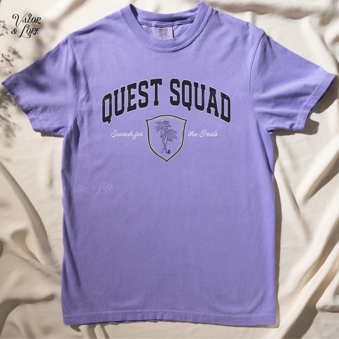 Quest Squad - violet tee - valor & lore.png