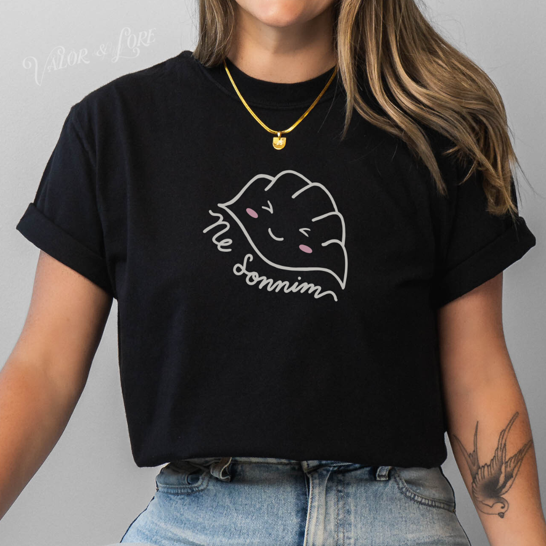 ne sonnim tee- black front - valor & lore.png