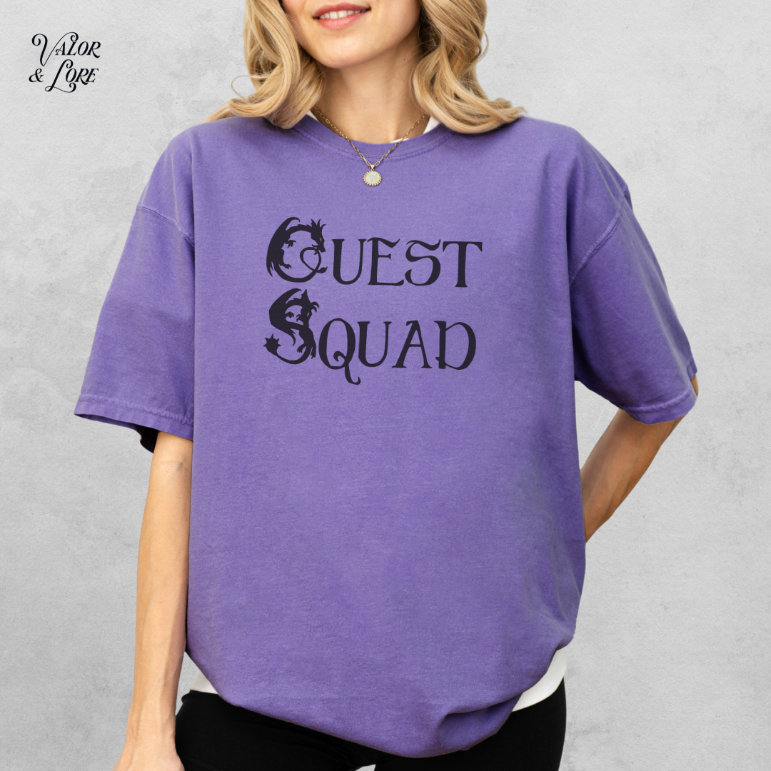Quest Squad dragon tee