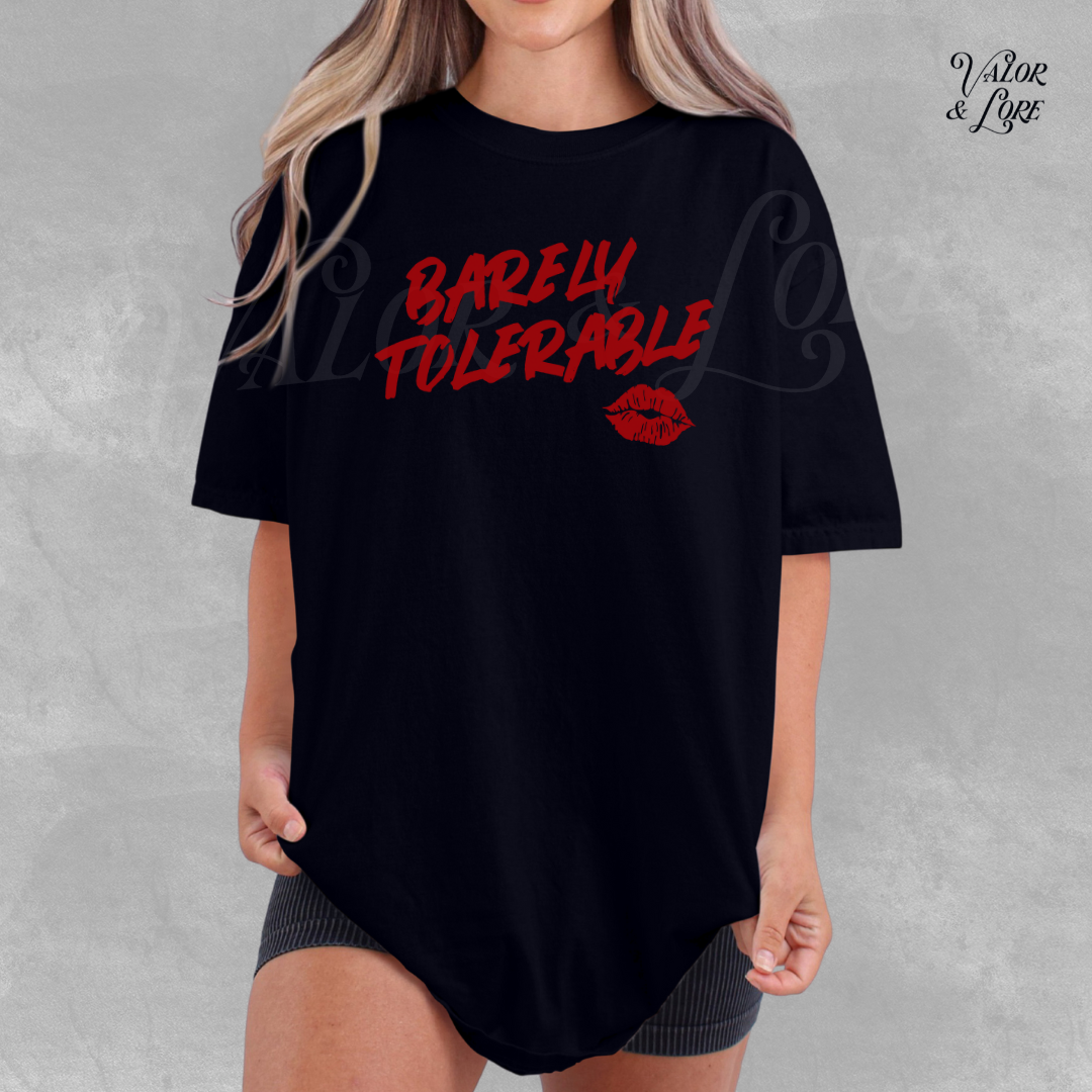 Barely Tolerable - black - valor & lore.png
