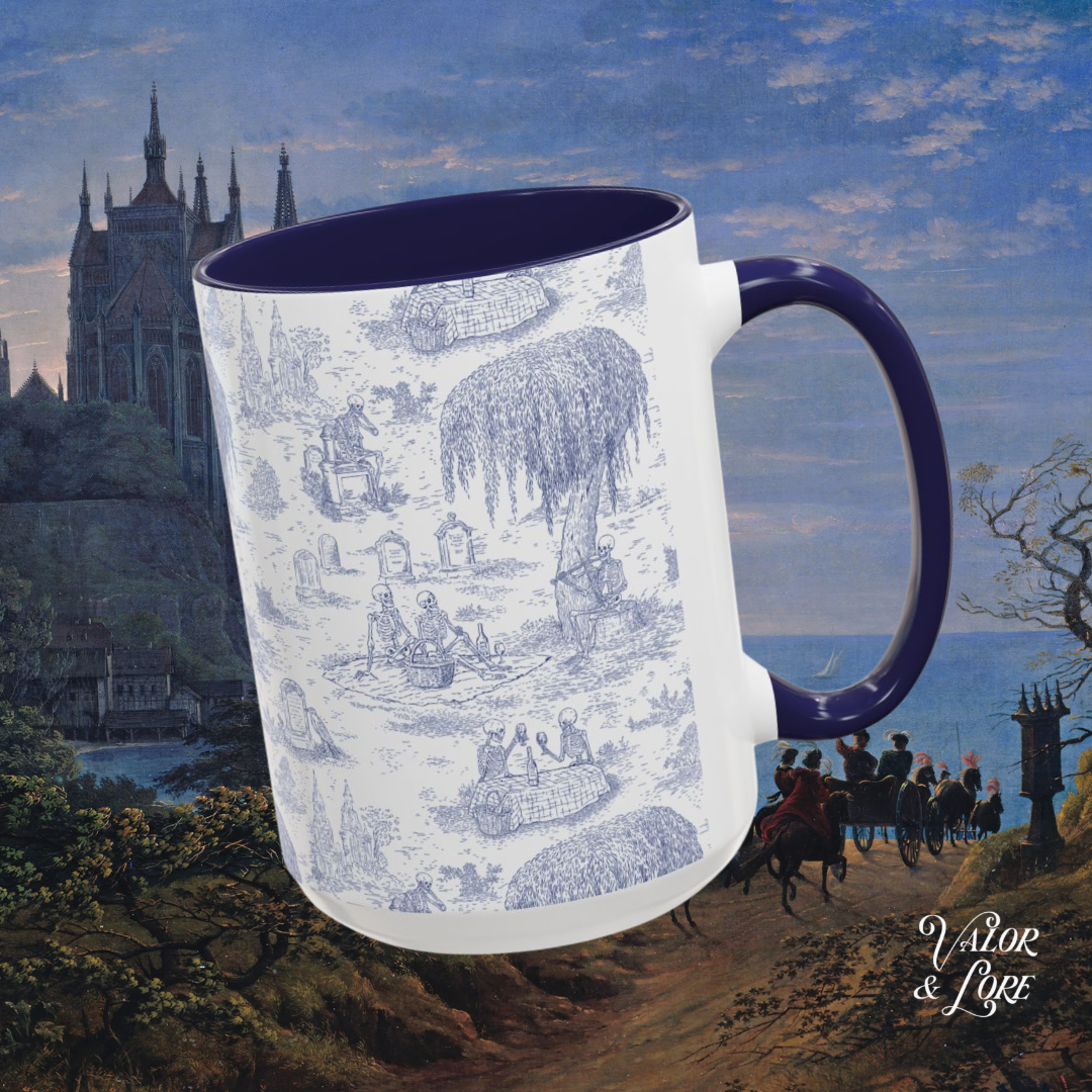 skelly toile mug 15oz - valor & lore.png