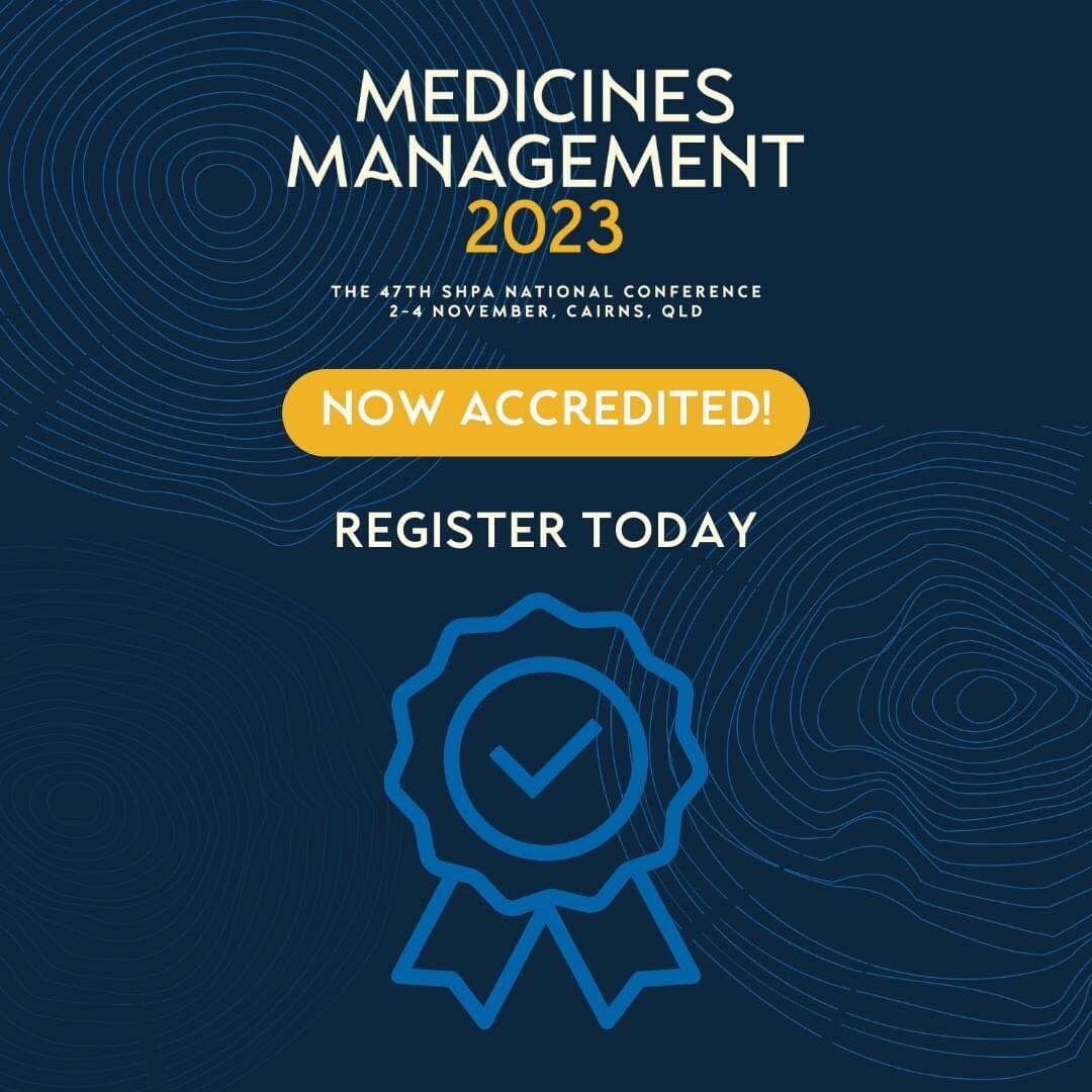 Will you be attending Medicines Management 2023 in Cairns in a few weeks? Because WE ARE! 🎉

MM2023 is coming up very soon on 2-4 November in Cairns! Join us for the conference which promises plenty of learning, networking and 'Space to Grow' by reg