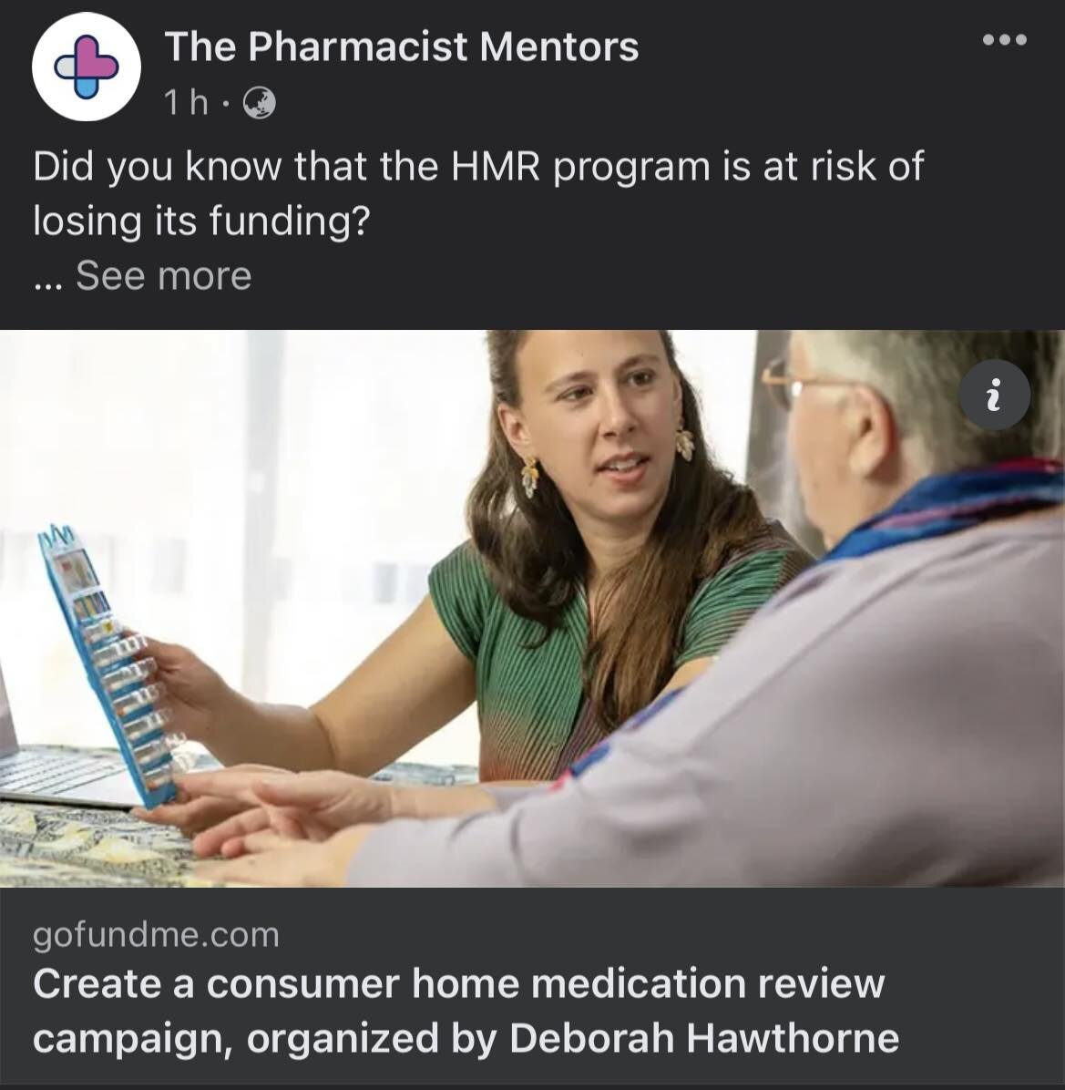 Did you know that the HMR program is at risk of losing its funding? 

This is a very important program which helps the most at risk Australians with their medication management. 

Many of us here at TPM are credentialed and don&rsquo;t want to see th