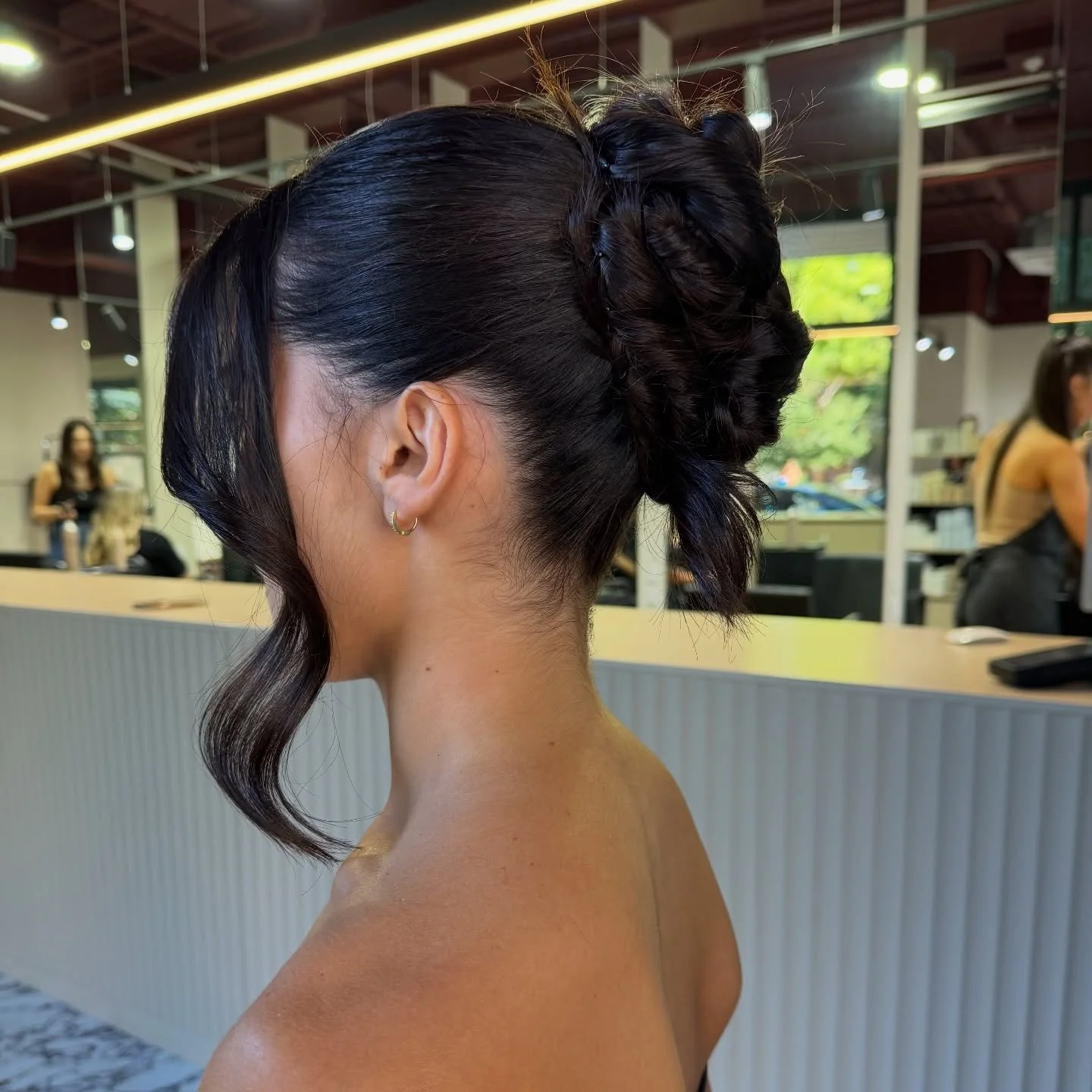 A modern twist on a classic updo ⚡️✨💥