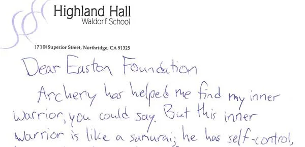 Dear Easton Foundations…