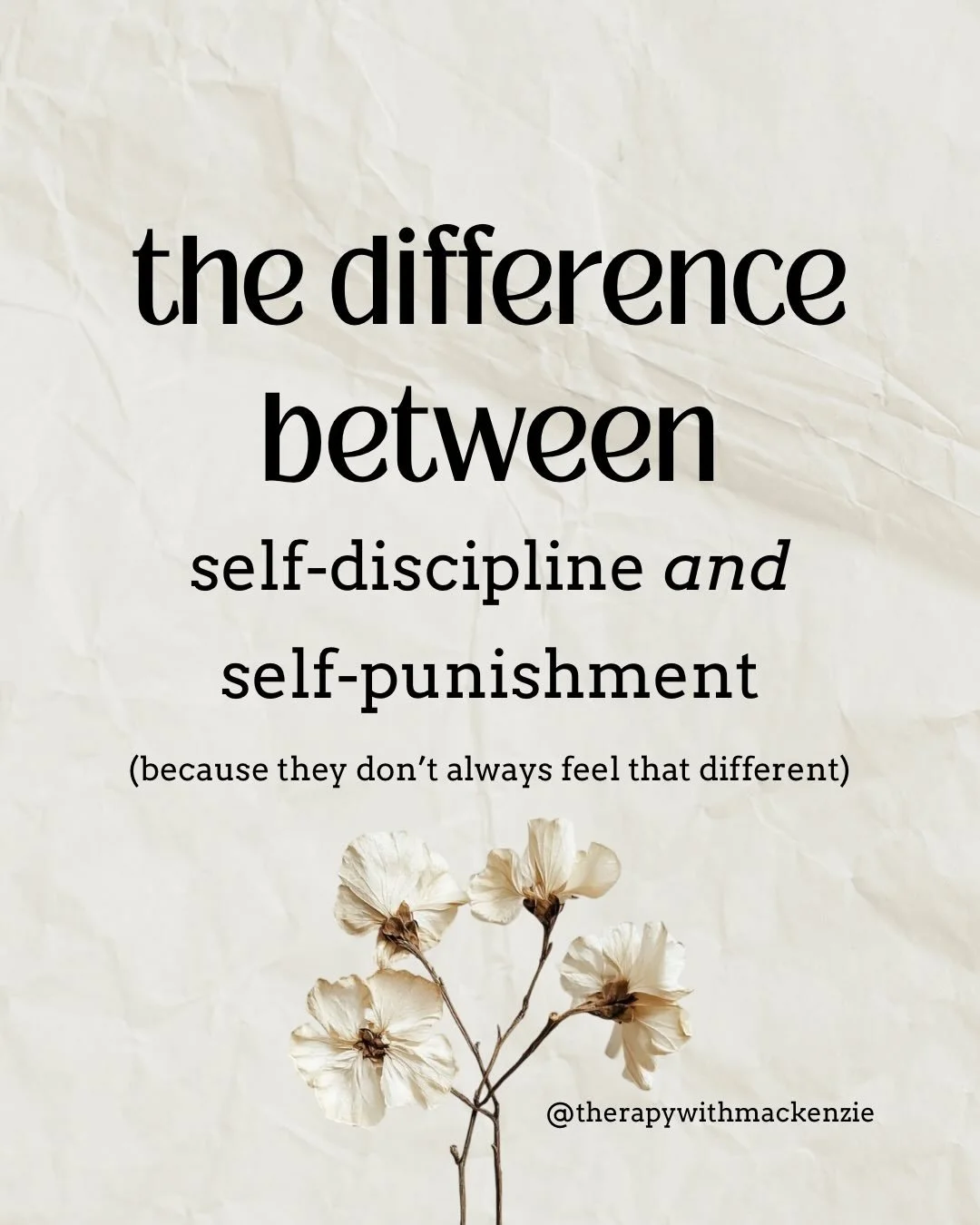 When did denying yourself something that you biologically need to stay alive become discipline? One of the most common misconceptions I hear is that people with disordered eating have so much &ldquo;discipline&rdquo; or &ldquo;willpower.&rdquo; 

It&