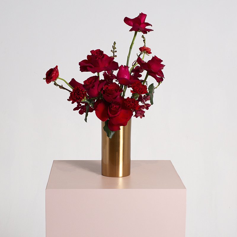 Red Fashion Vase   紅色時尚玫瑰花瓶