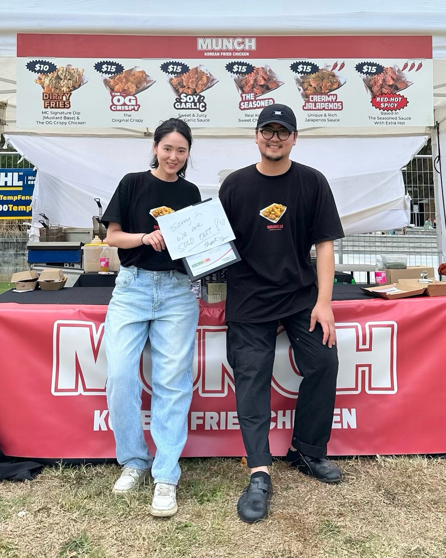 Hi MUNCH Fam!🍗
We&rsquo;re Jun &amp; Sowon, serving up some seriously delicious Korean fried chicken with a twist! As owners and chefs, we&rsquo;re the brains, or as we like to call ourselves, the dynamic duo behind the operation of MUNCH :)

We wou