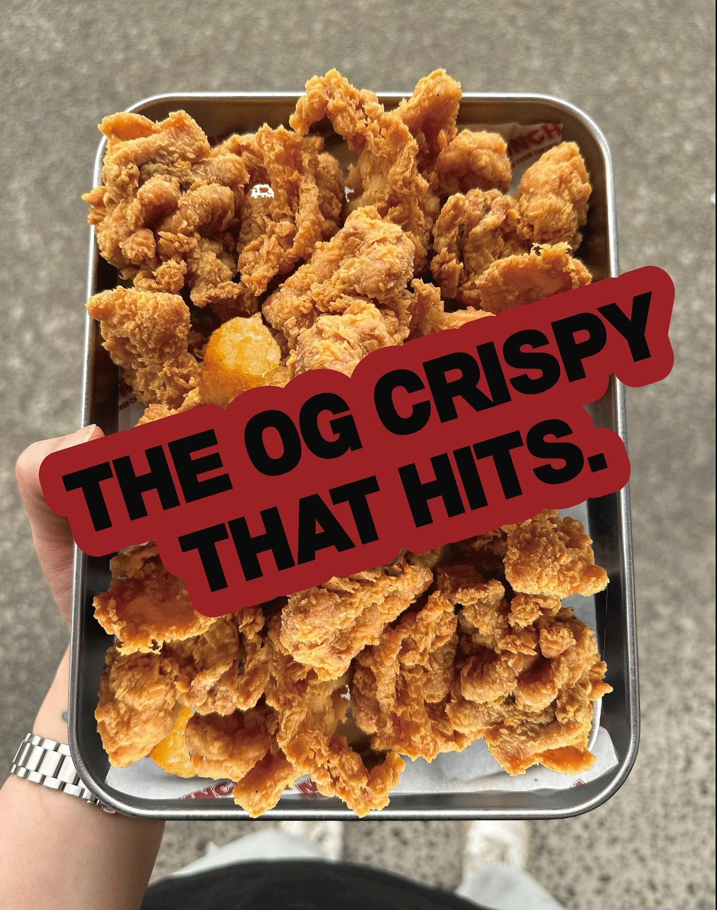 OG is OG! 
At Munch, we fry fresh for you. Hot and crispy, always🔥

#munch #munchchicken #koreanfriedchicken #friedchicken #auckland #henderson #takanini