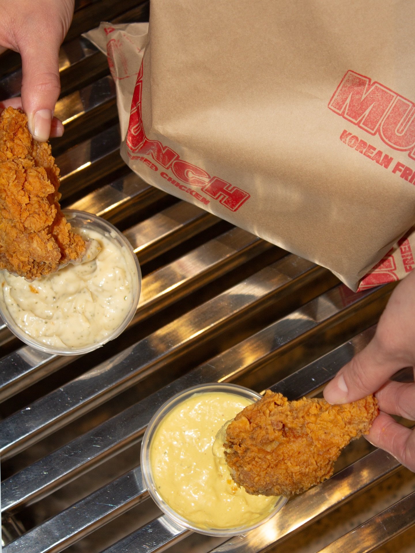 DIP AND GO🏃&zwj;♀️ #Crispychicken #sauce