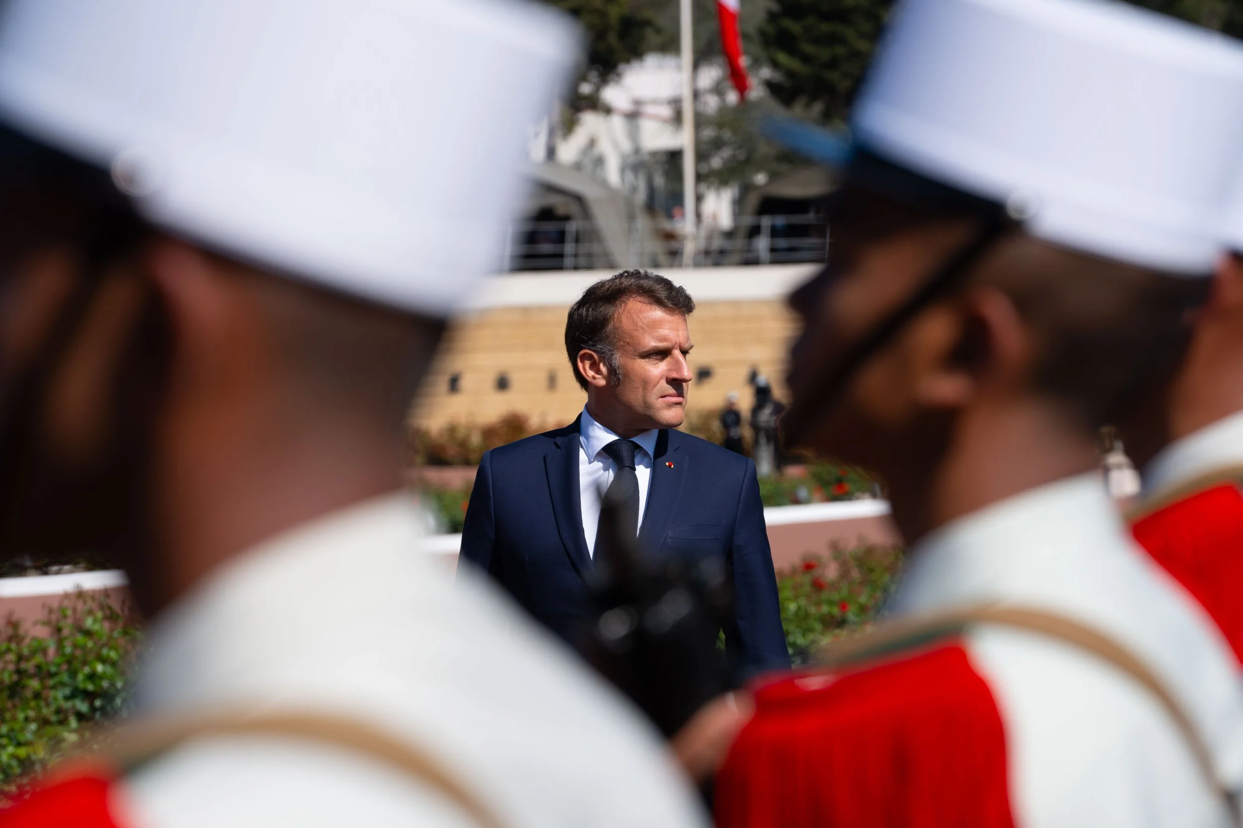 Cérémonie de Camerone au siège de la Légion étrangère.