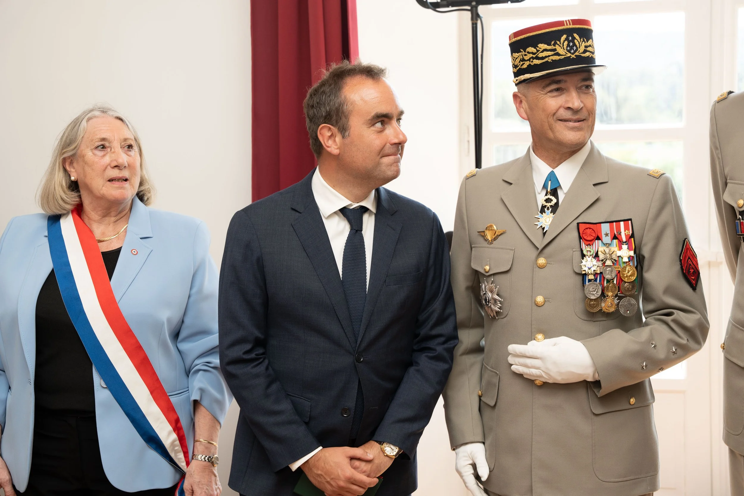 Cérémonie de Camerone au siège de la Légion étrangère.