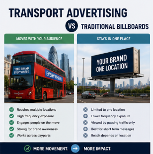 Transport Advertising vs Traditional Billboards