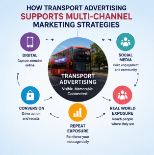 How Transport Advertising Supports Multi Channel Marketing