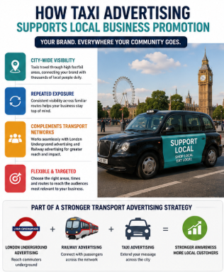 How Taxi Advertising Supports Local Promotion