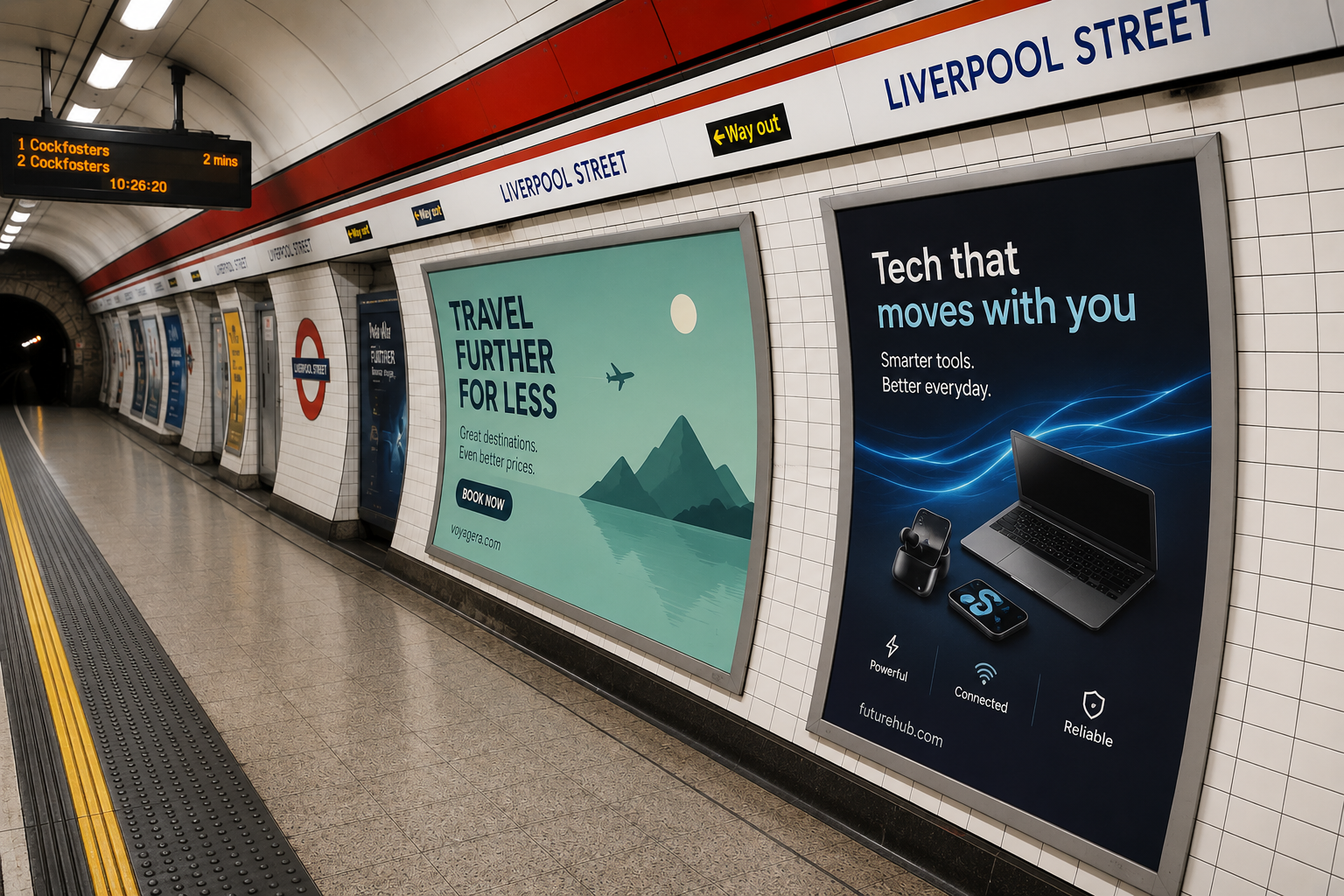 How Tech Brands Use Transport Advertising