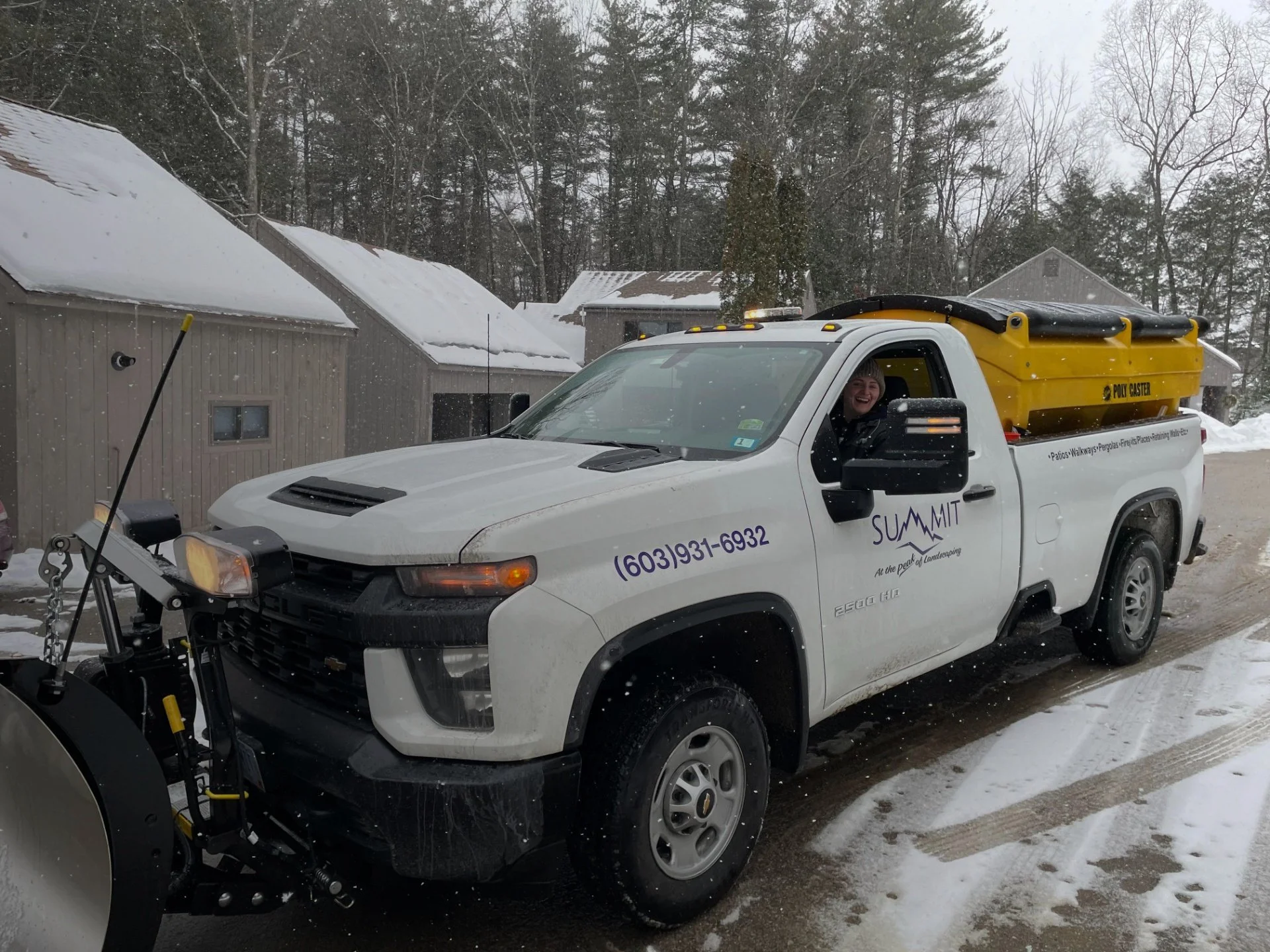 Commercial Snow Removal in Nashua, Hillsborough County, NH Summit Landscape Construction