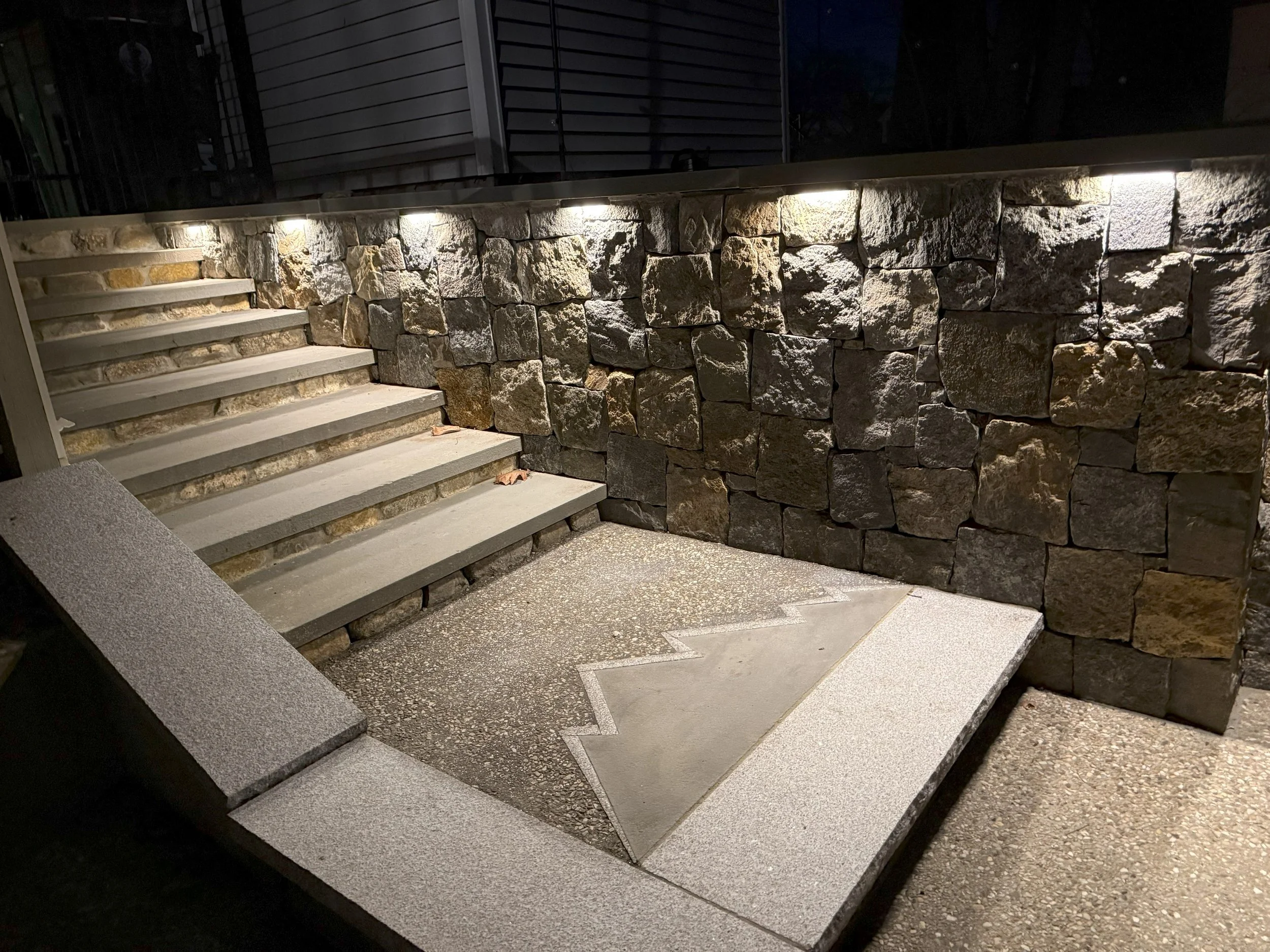 Staircase w_ Landscape Lights & Natural Stone.jpeg