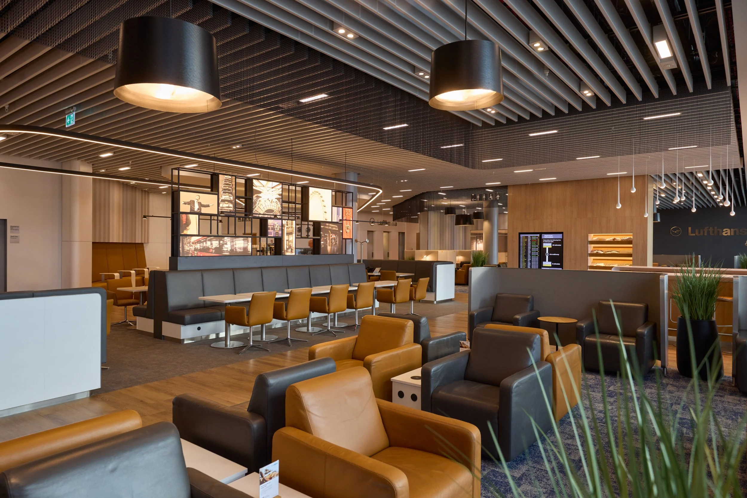 Seifermann — Lufthansa Business Lounge, Heathrow T2 architecture, interiors, workplace