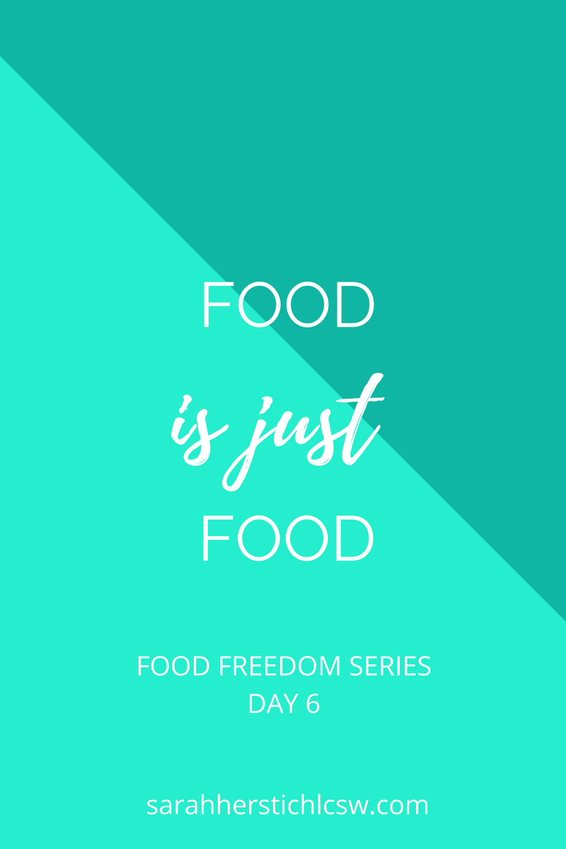 Food is Just Food