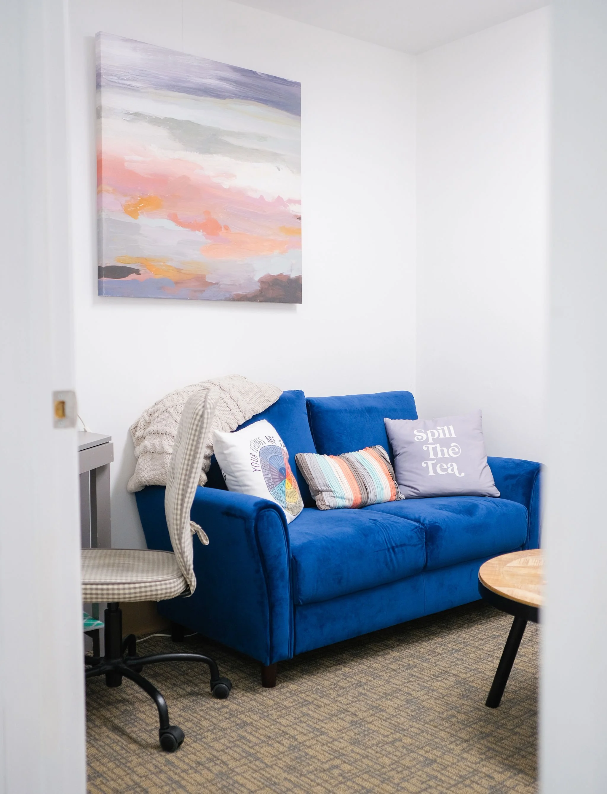 Therapy office offering EMDR for eating disorder treatment in Horsham PA