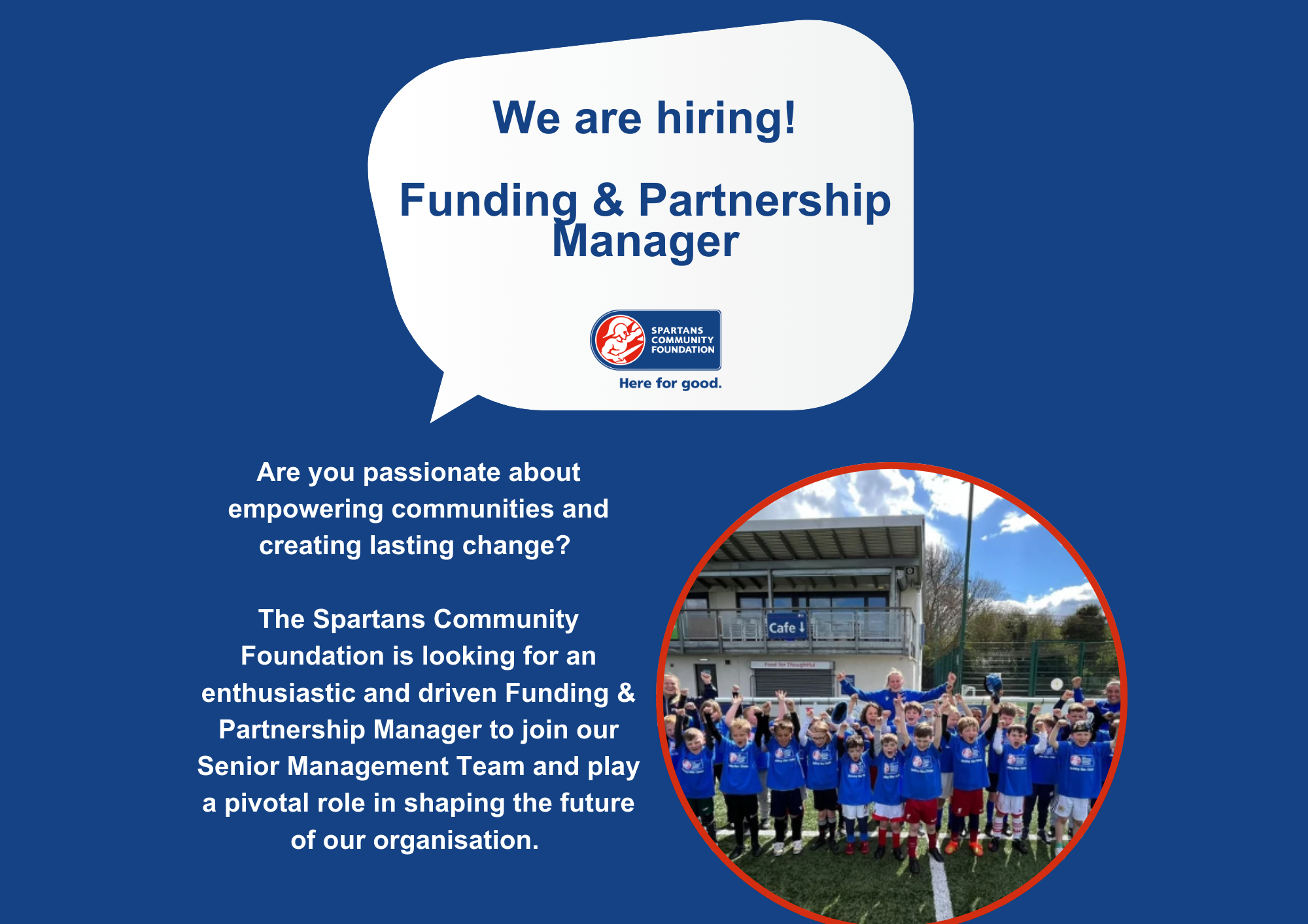 We are hiring: Funding &amp; Partnership Manager