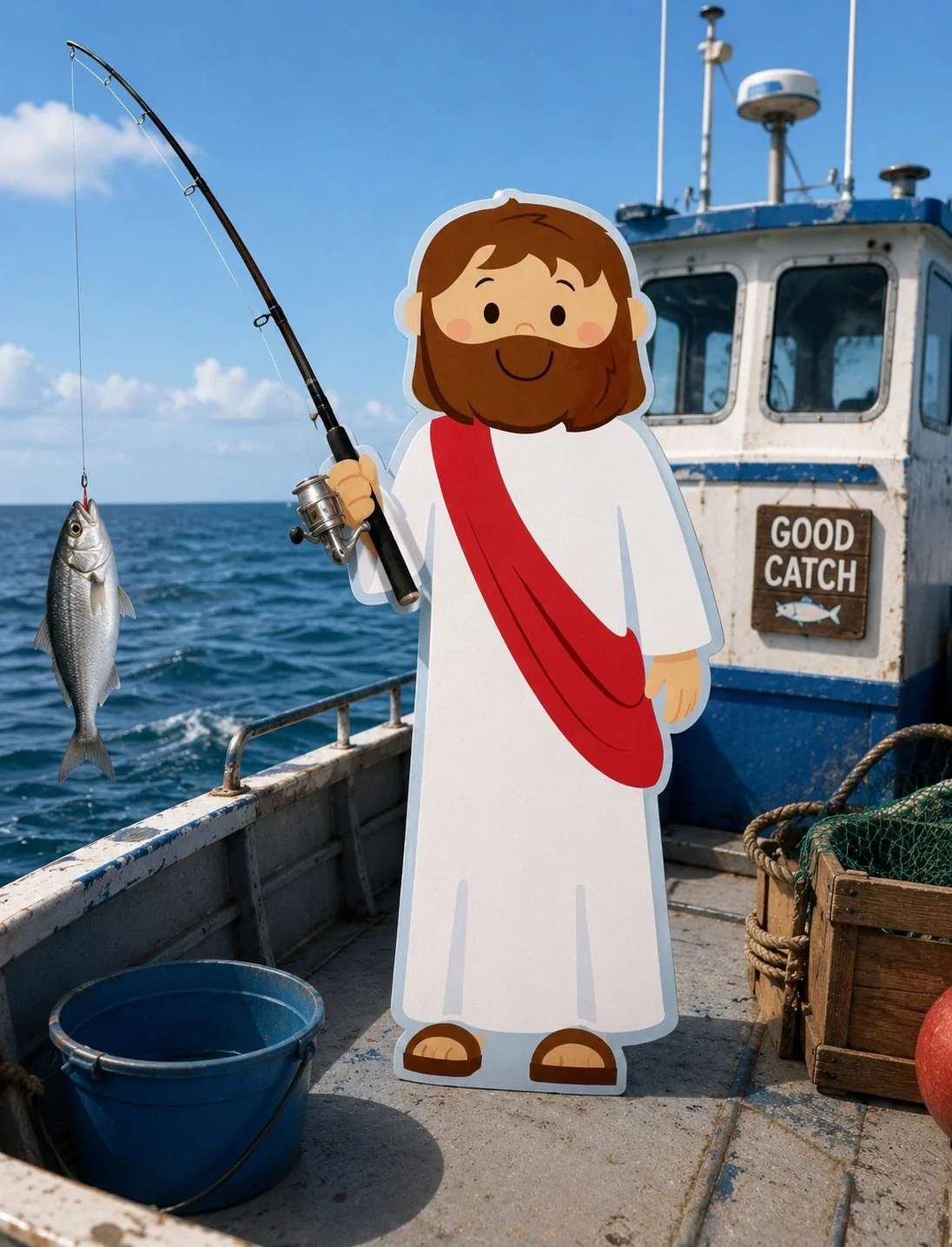 Flat Stanley is so Yesterday…. It is Time to Meet Flat Jesus!