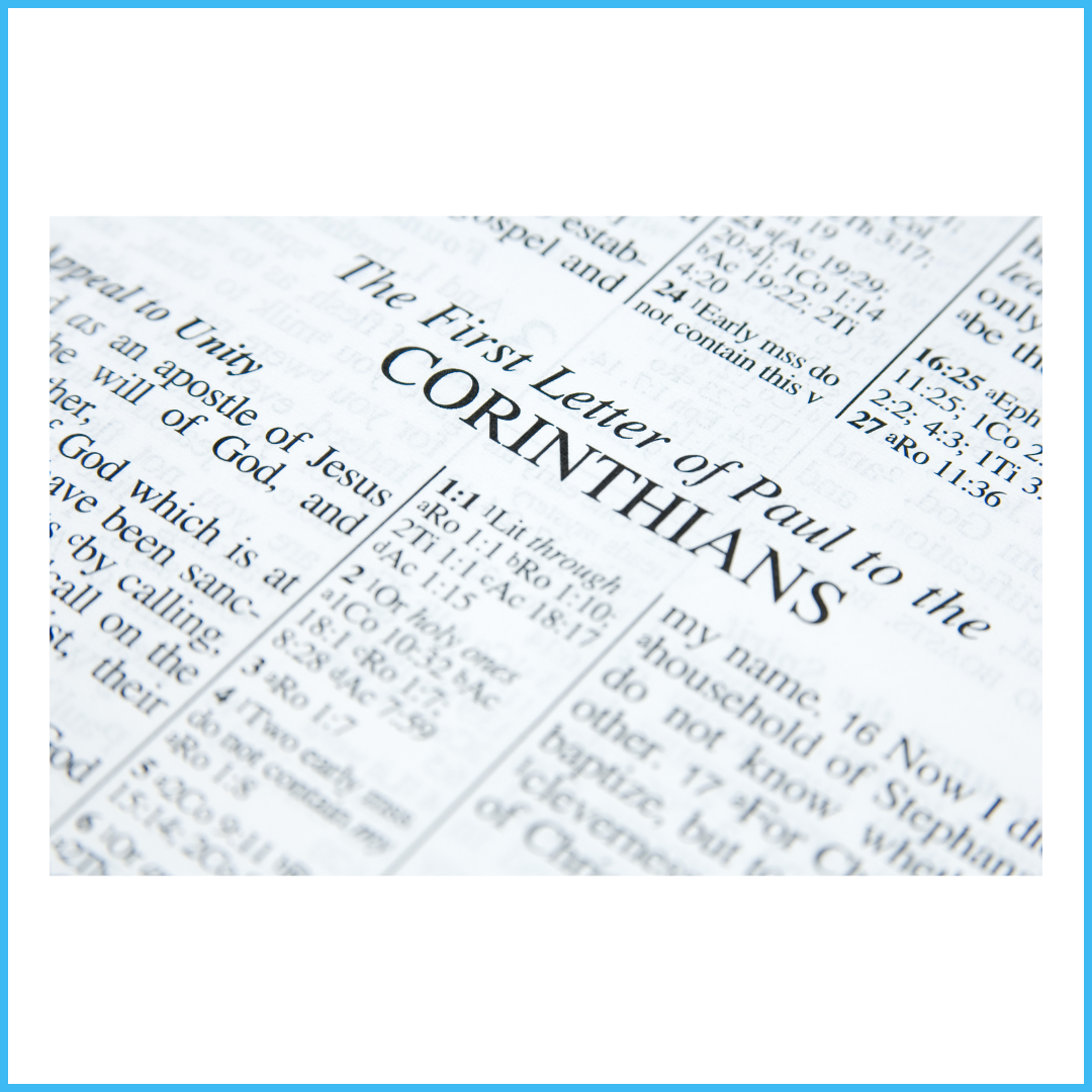 An image of the book of Corinthians