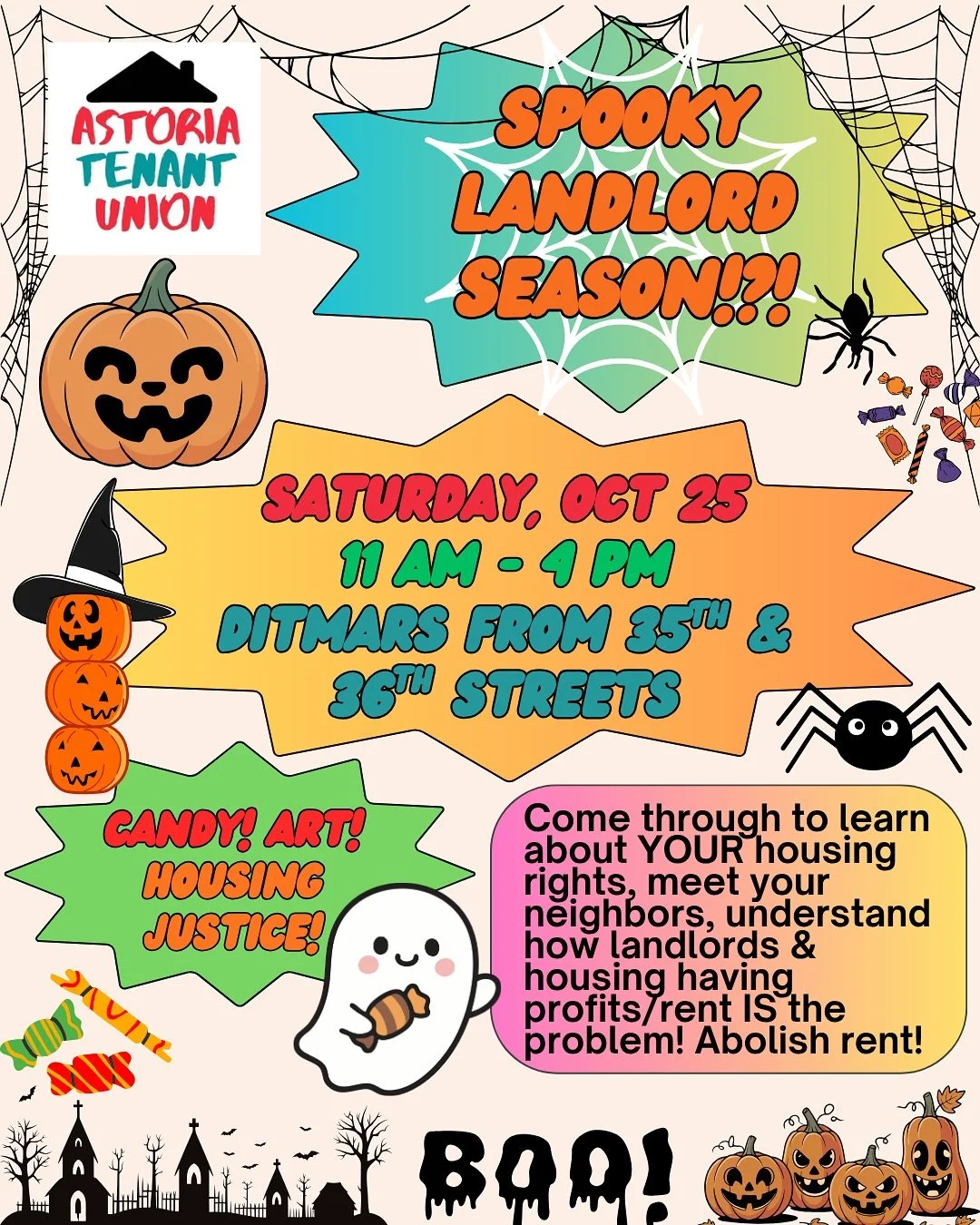 Hello Astorians! Excited for #spooky #halloween with us? 

Come through to @ditmarsblvd Halloween 👻🎃🐈&zwj;⬛ block party &amp; #community event on Ditmars Blvd between 35th Street &amp; 36th Street this Saturday, October 25th from 11 AM - 4 PM!

Se