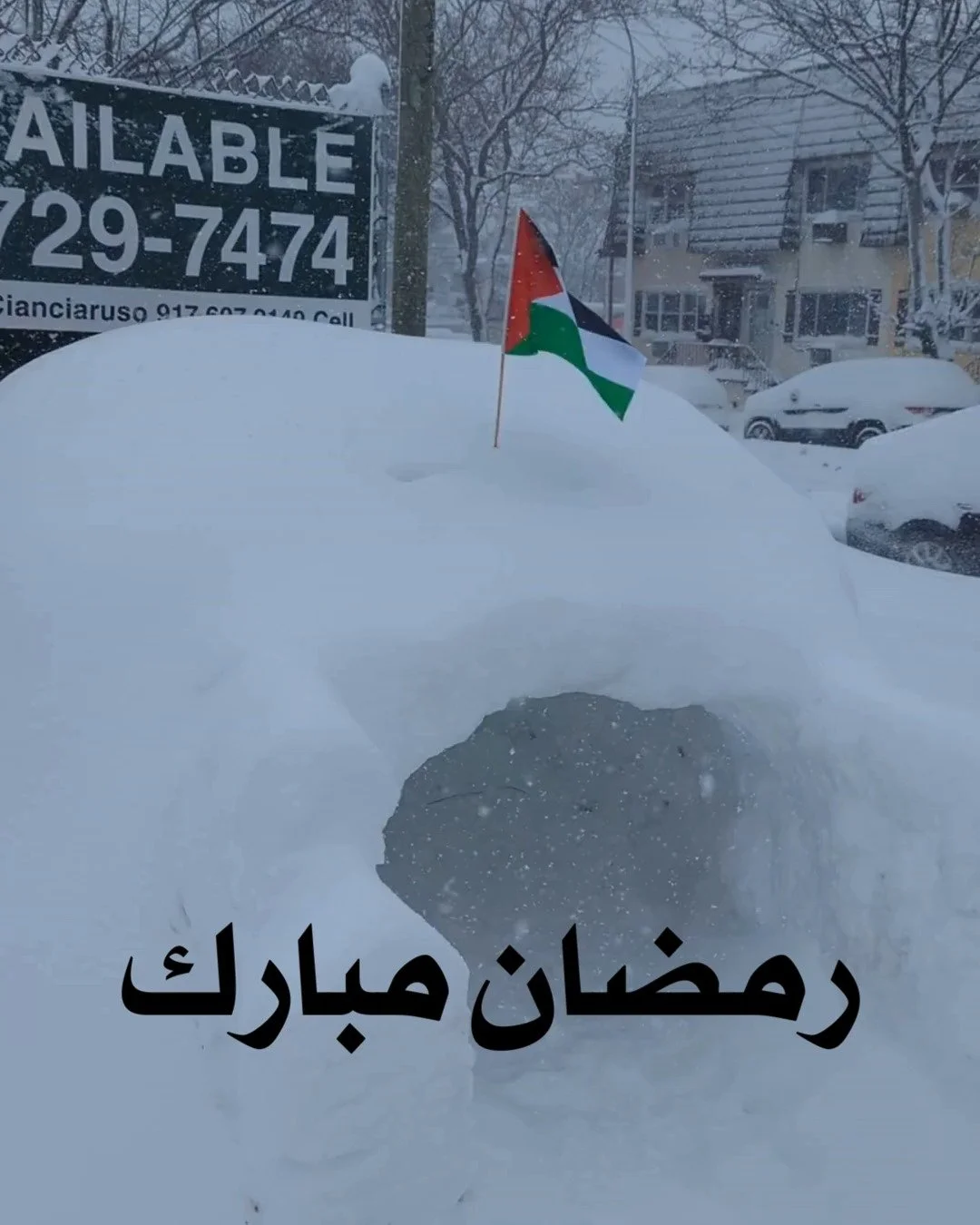 Ramadan Mubarak #Astoria , new tenant-controlled housing on 21st and 24th ave courtesy of atu, come thru!! jk it's a $3500 one bedroom and there's mice. Free Palestine stay toasty.