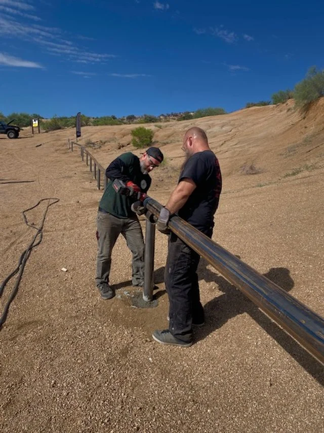 Pipe Rail Install in Arizon a
