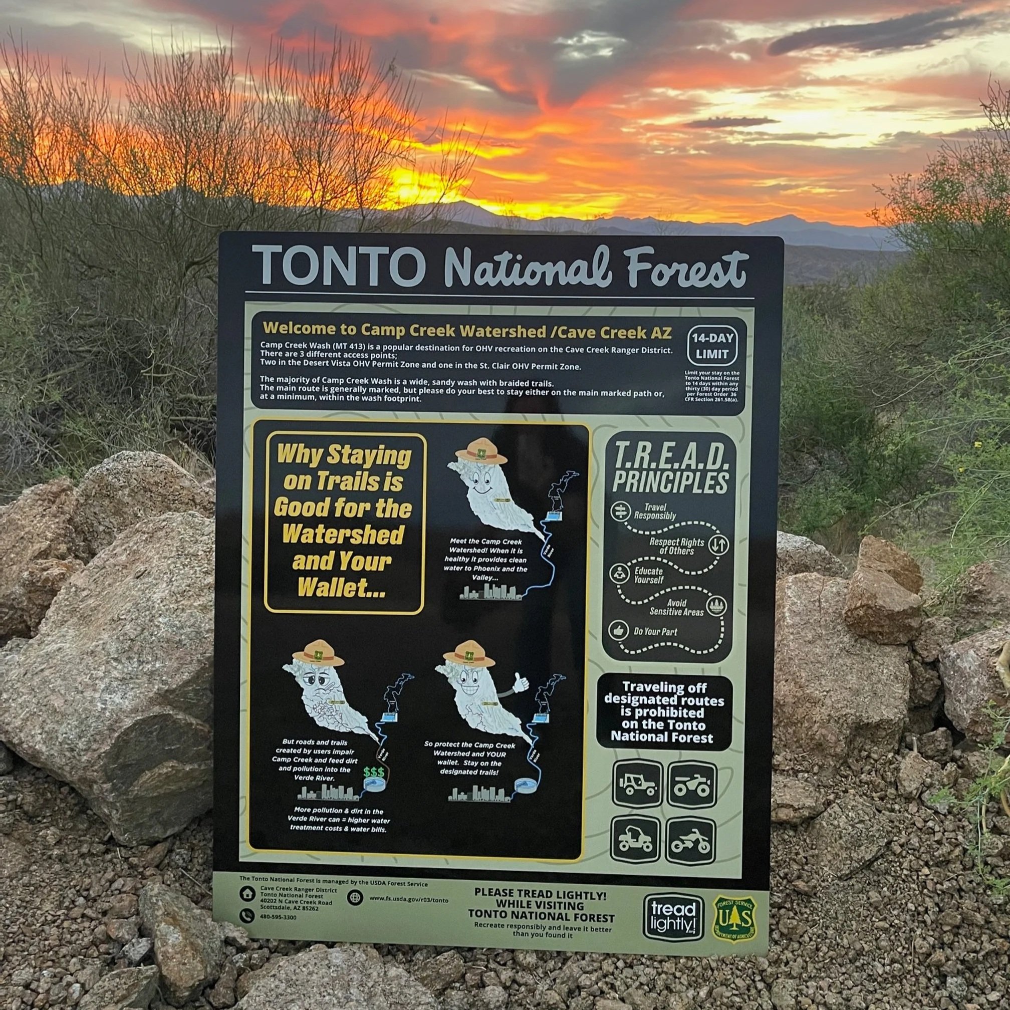 Three 36"x46" Printed Signs