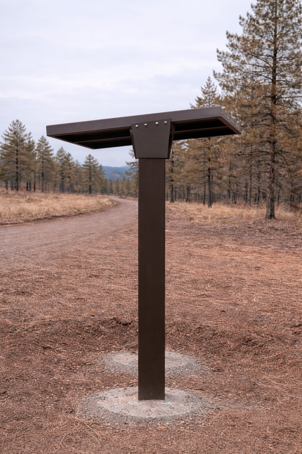 Single Panel Half Roof