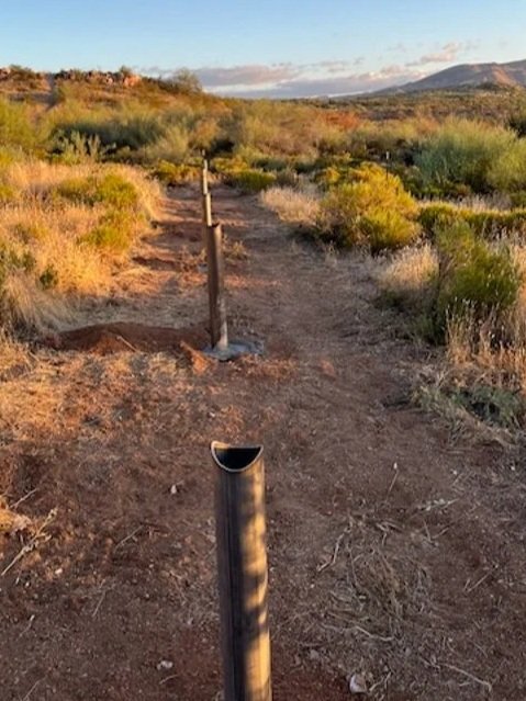 Pipe Rail  $25 per LF