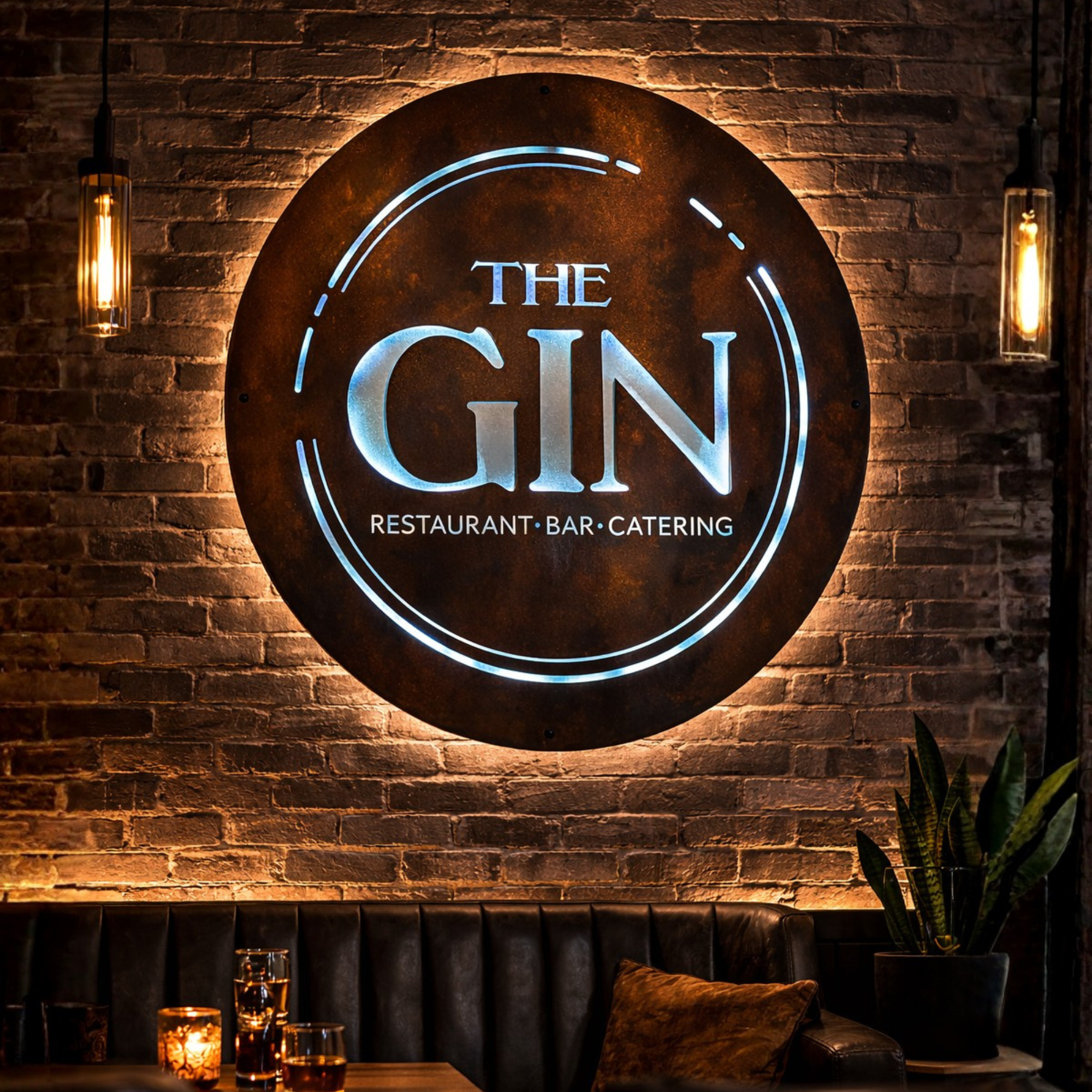 36"x36" Custom metal sign