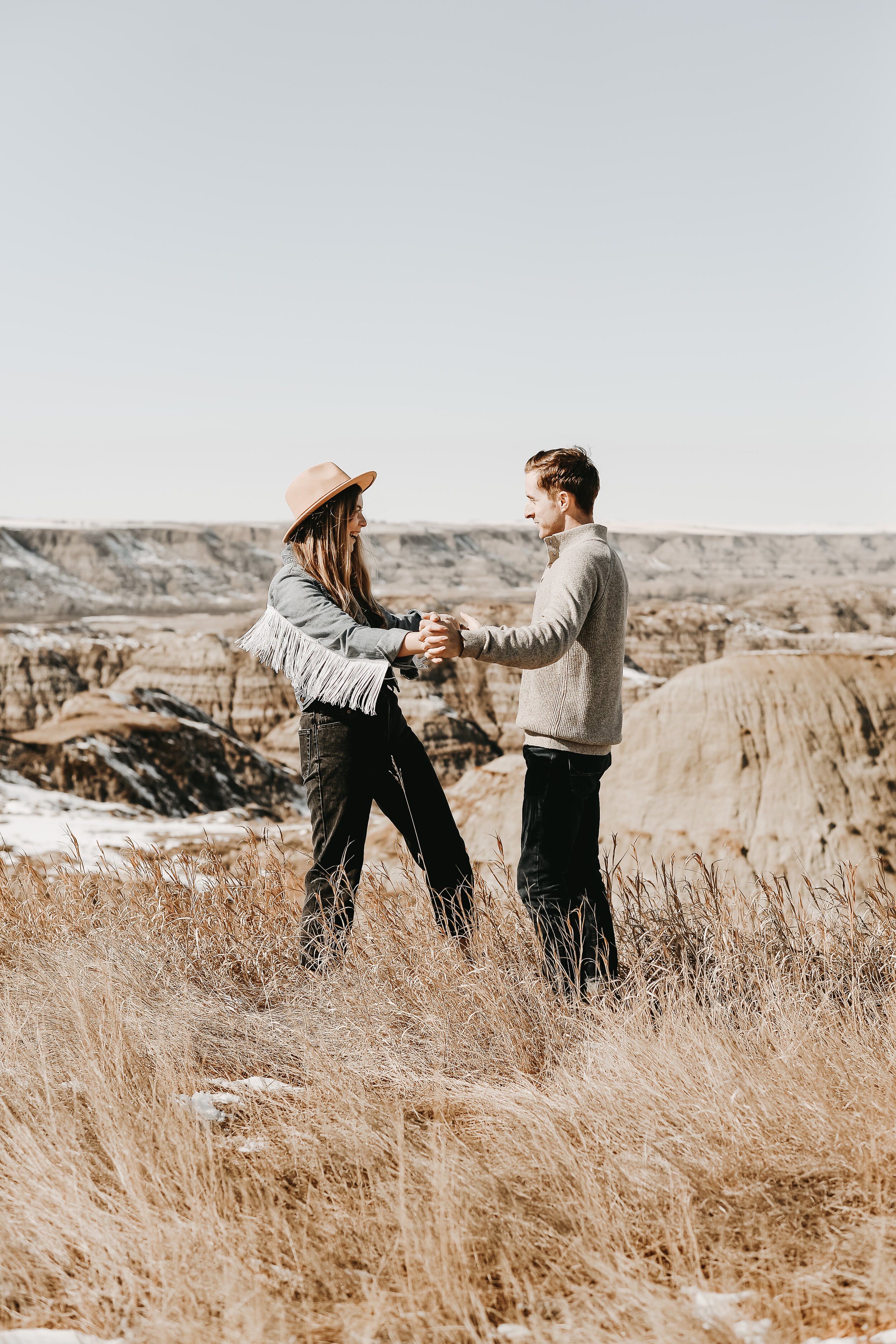Badlands Couples Session - March 2020 - Alberta Wedding Photographer - Madison Jamie Photography-77.jpg