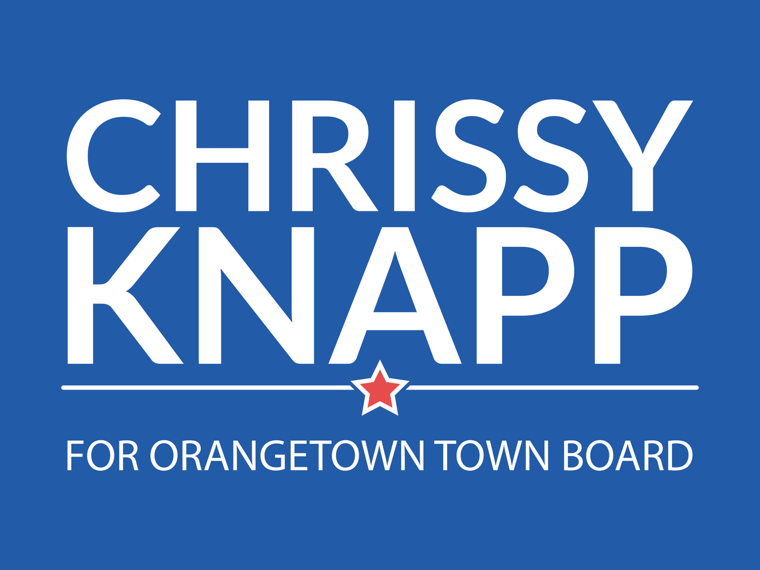 Vote Chrissy  on November 7th!