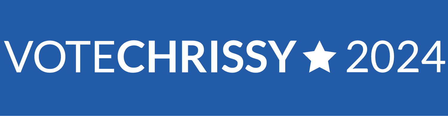 Vote Chrissy  on November 7th!