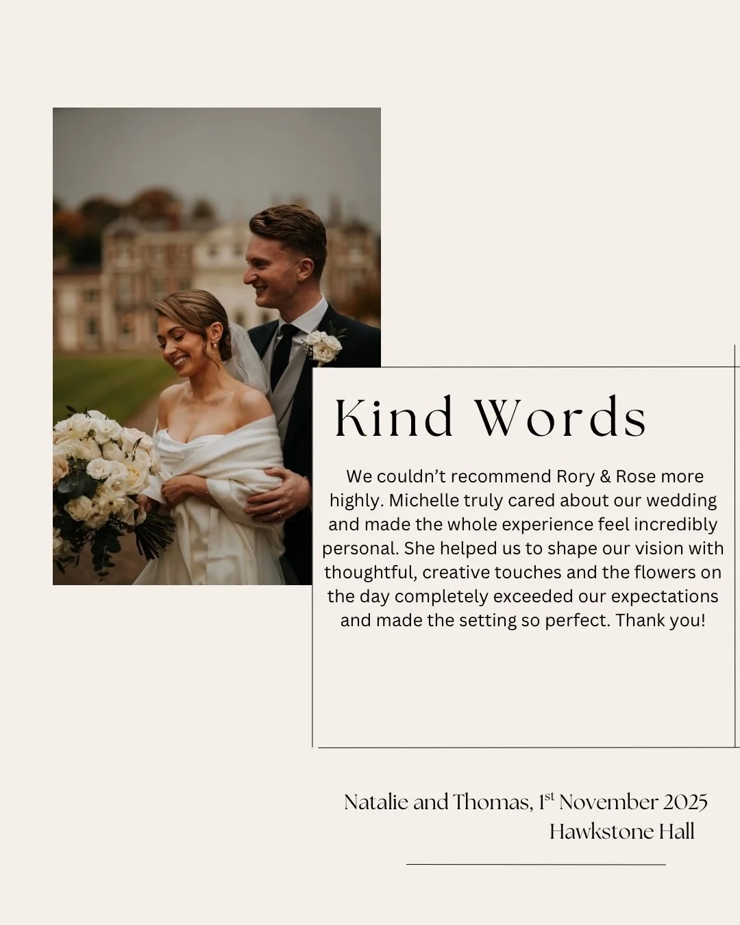 These images capture Natalie &amp; Thomas&rsquo; first glimpse of their reception room &mdash; a moment held after months of conversations, shared ideas and thoughtful refinements, all shaped around what they loved most.

An intentionally abundant, l